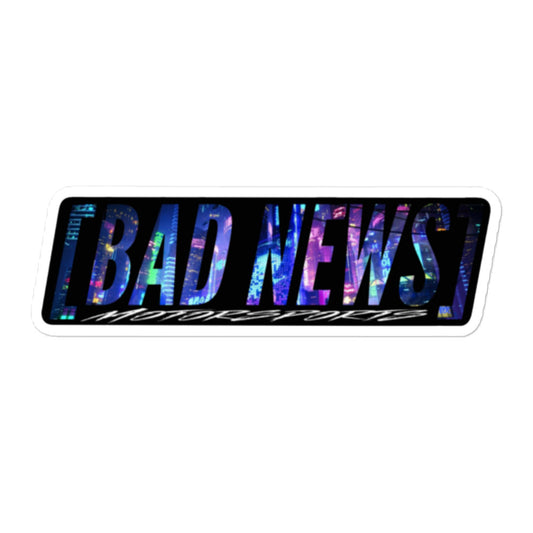 City Lights Bad News Sticker
