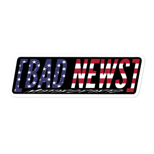 USA Bad News Sticker
